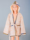 Hooded Tree of Life Embroidery Handmade Cotten Night Robe