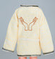 Short Collar Thankful Hands Embroidery Handmade Cotten Night Robe