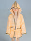 Hooded Butterfly Embroidery Handmade Cotten Night Robe