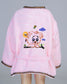 Short Collar Cub On Tree Embroidery Handmade Cotten Night Robe