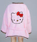 Short Collar Hello Kitty Embroidery Handmade Cotten Night Robe