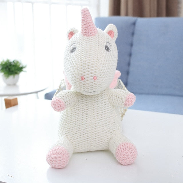 Knitted Unicorn Doll