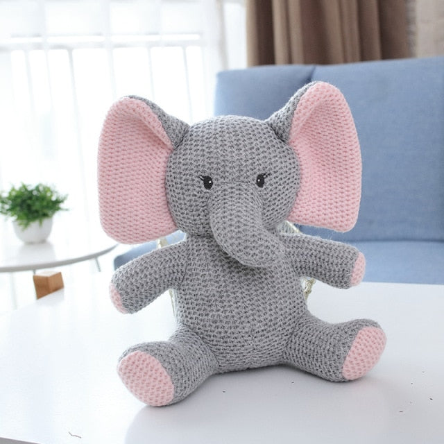 Knitted Elephant Doll